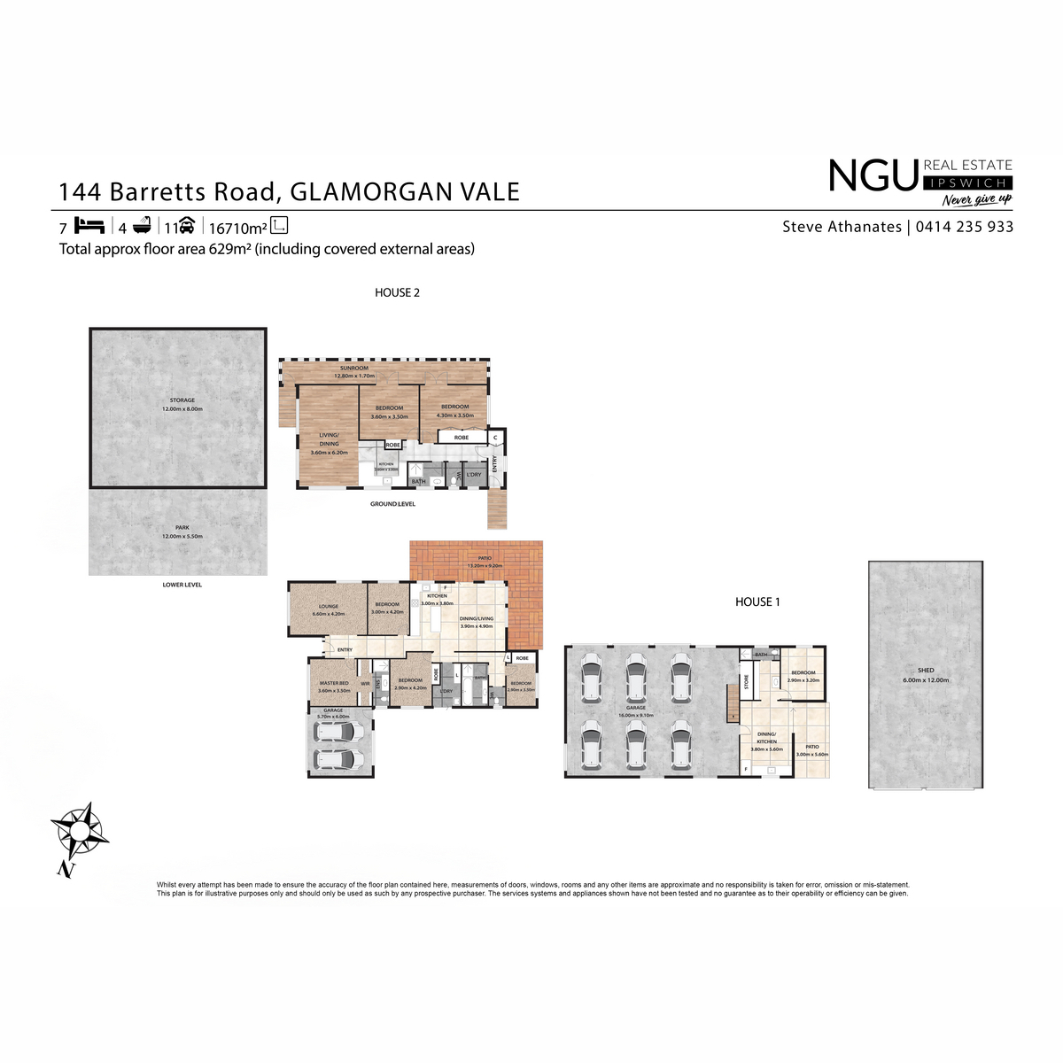 Floorplan of Homely house listing, 144 Barretts Road, Glamorgan Vale QLD 4306