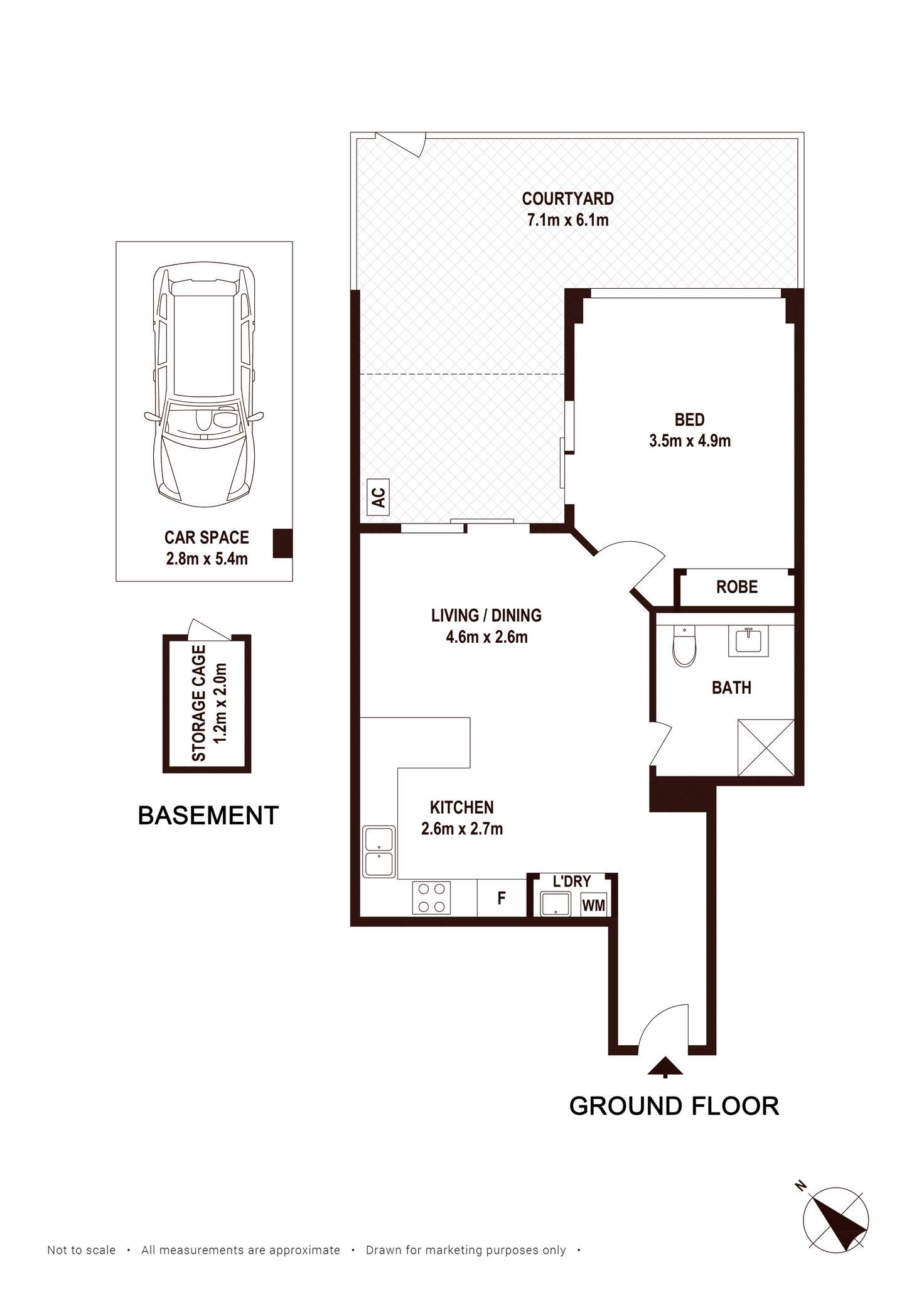 Floorplan of Homely apartment listing, 5/442-446A Peats Ferry Road, Asquith NSW 2077