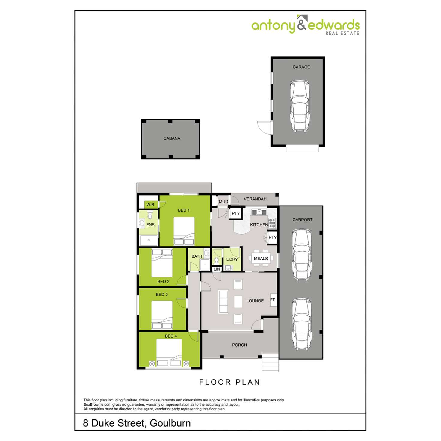 Floorplan of Homely house listing, 8 Duke Street, Goulburn NSW 2580