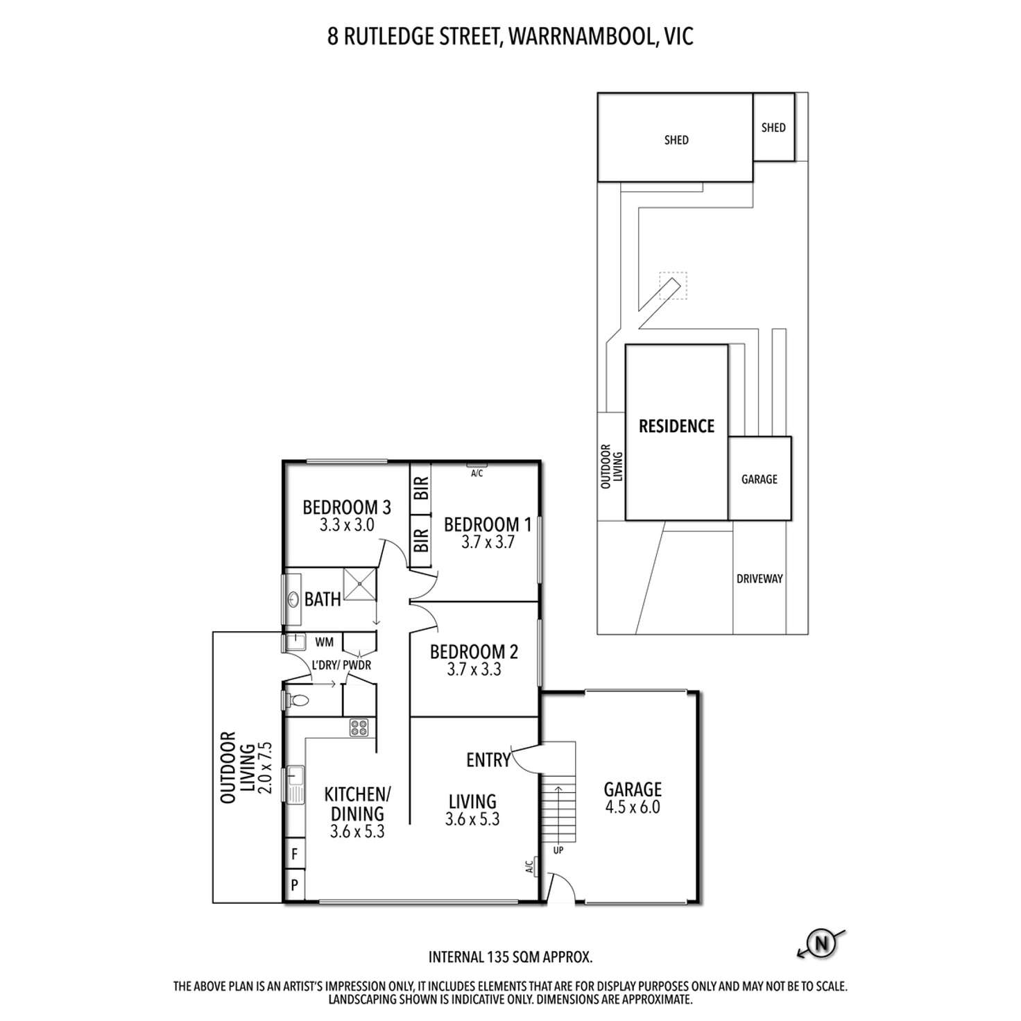 Floorplan of Homely house listing, 8 Rutledge Street, Warrnambool VIC 3280