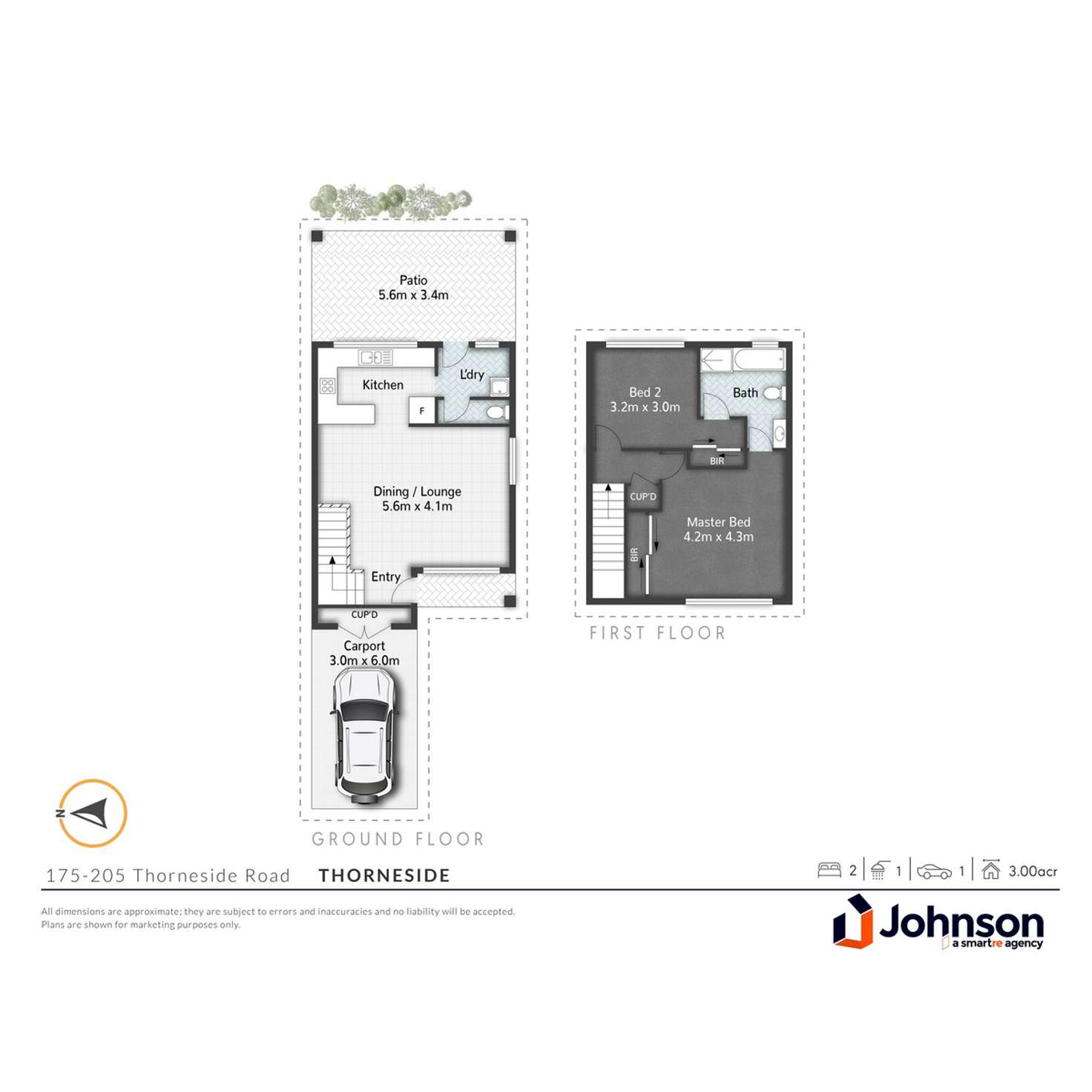 Floorplan of Homely unit listing, 12/175-205 Thorneside Road, Thorneside QLD 4158