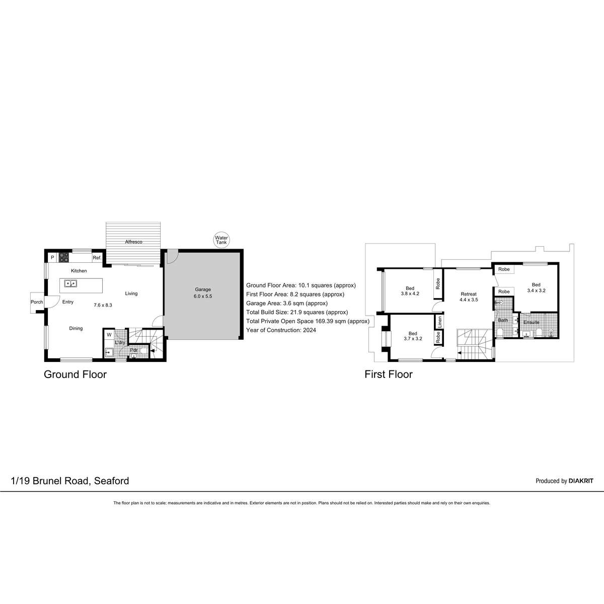 Floorplan of Homely house listing, 2/19 Brunel Road, Seaford VIC 3198