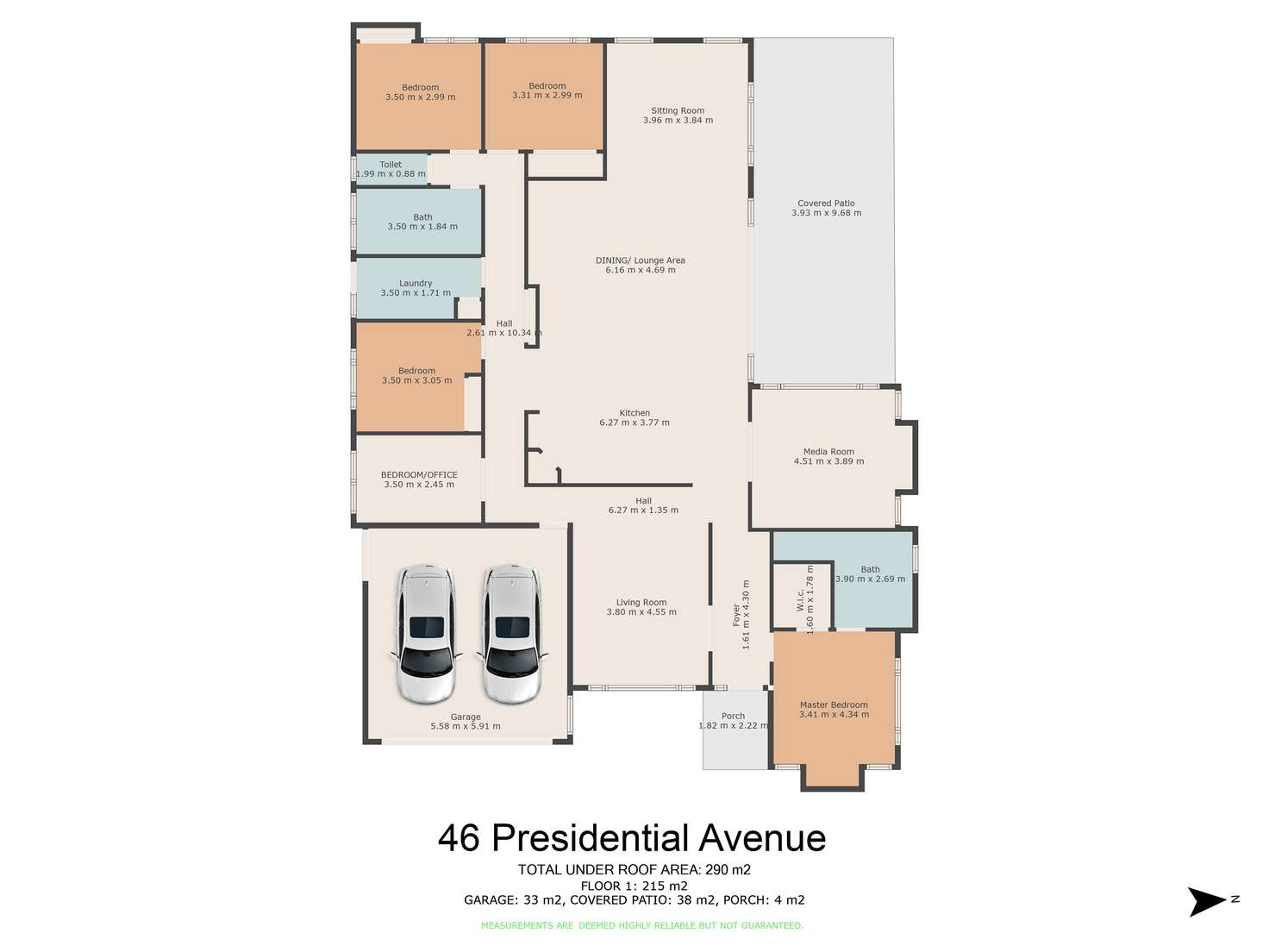 Floorplan of Homely house listing, 46 Presidential Avenue, Jones Hill QLD 4570