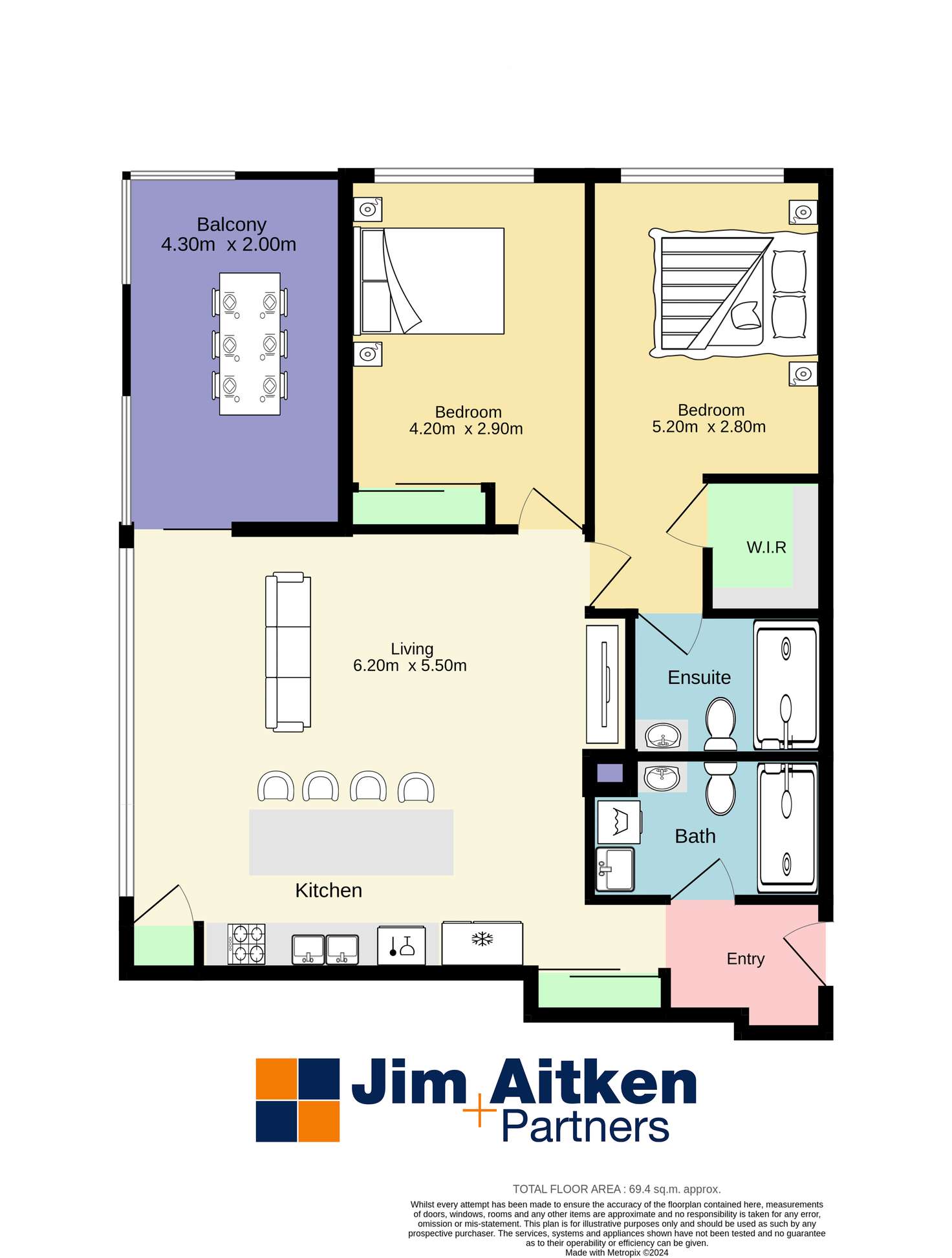 Floorplan of Homely apartment listing, 23/12 Vista Street, Penrith NSW 2750