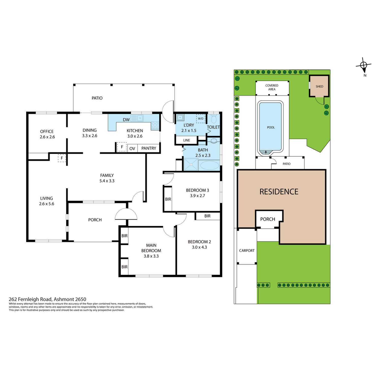 Floorplan of Homely house listing, 262 Fernleigh Road, Wagga Wagga NSW 2650