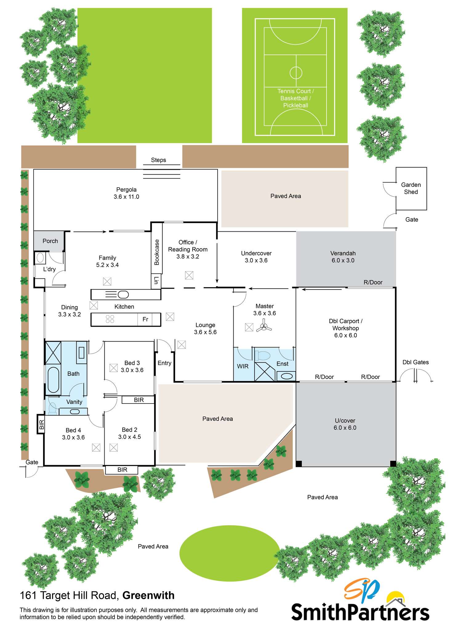 Floorplan of Homely house listing, 161 Target Hill Road, Greenwith SA 5125