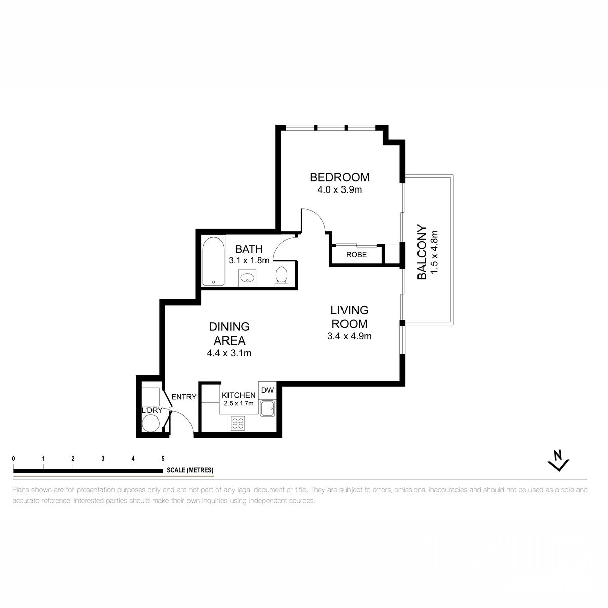 Floorplan of Homely apartment listing, T5/348 St Kilda Road, Melbourne VIC 3004