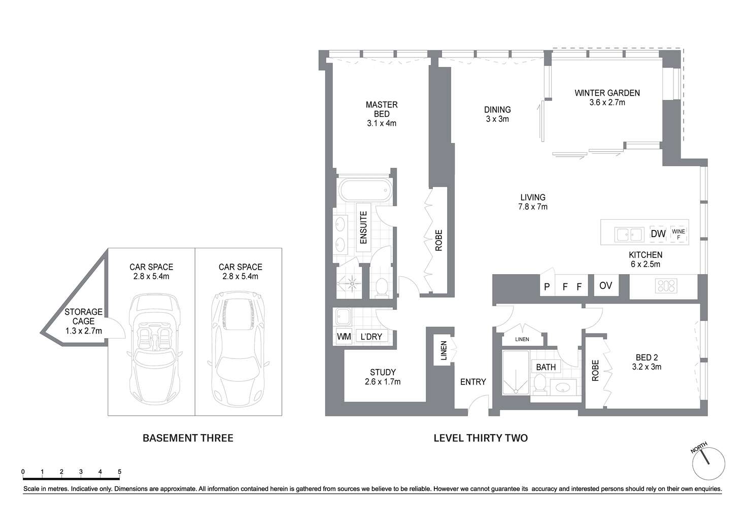 Floorplan of Homely apartment listing, 32A/88 Barangaroo Avenue, Barangaroo NSW 2000