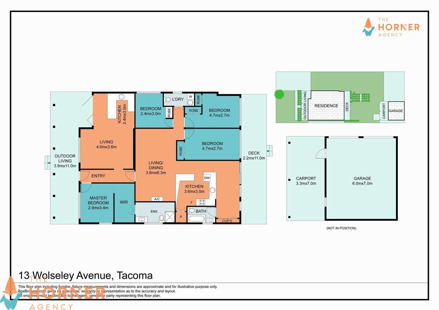Floorplan of Homely house listing, 13 Wolseley Avenue, Tacoma NSW 2259