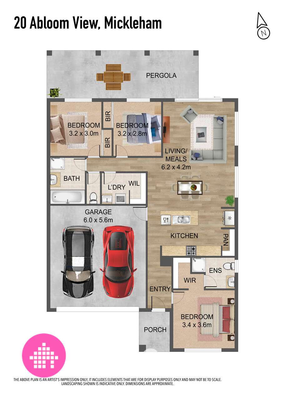 Floorplan of Homely house listing, 20 Abloom View, Mickleham VIC 3064
