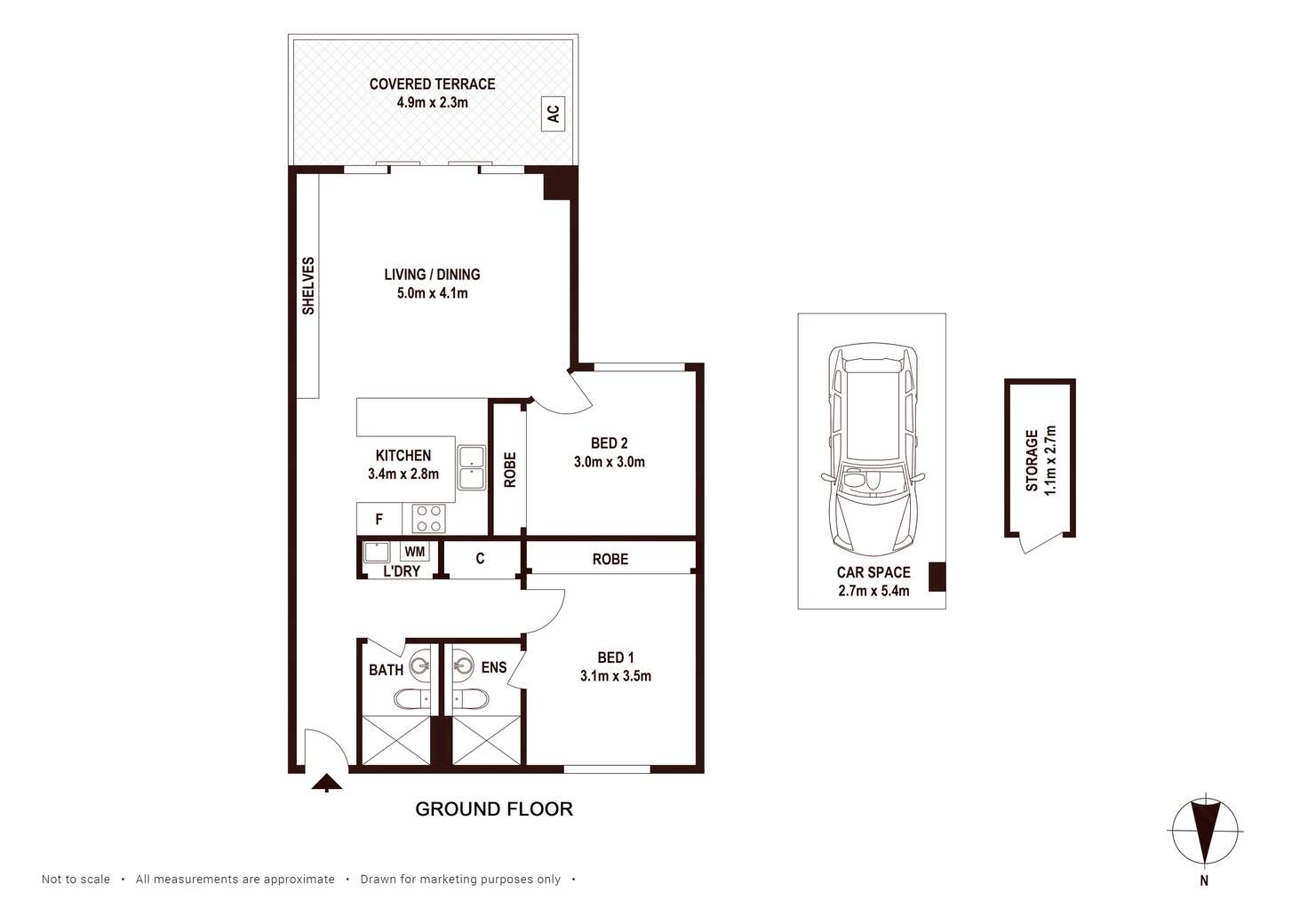 Floorplan of Homely apartment listing, 7/442-446A Peats Ferry Road, Asquith NSW 2077
