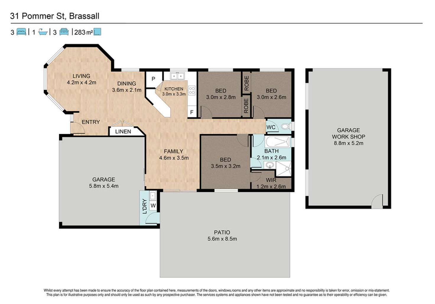 Floorplan of Homely house listing, 31 Pommer Street, Brassall QLD 4305