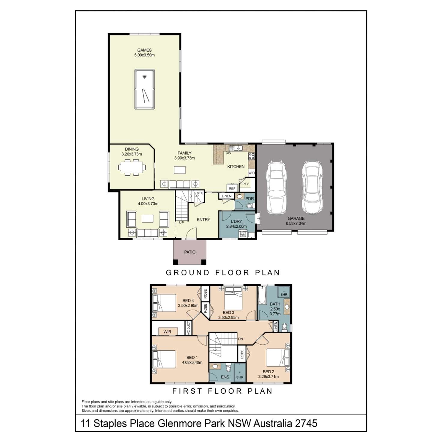 Floorplan of Homely house listing, 11 Staples Place, Glenmore Park NSW 2745