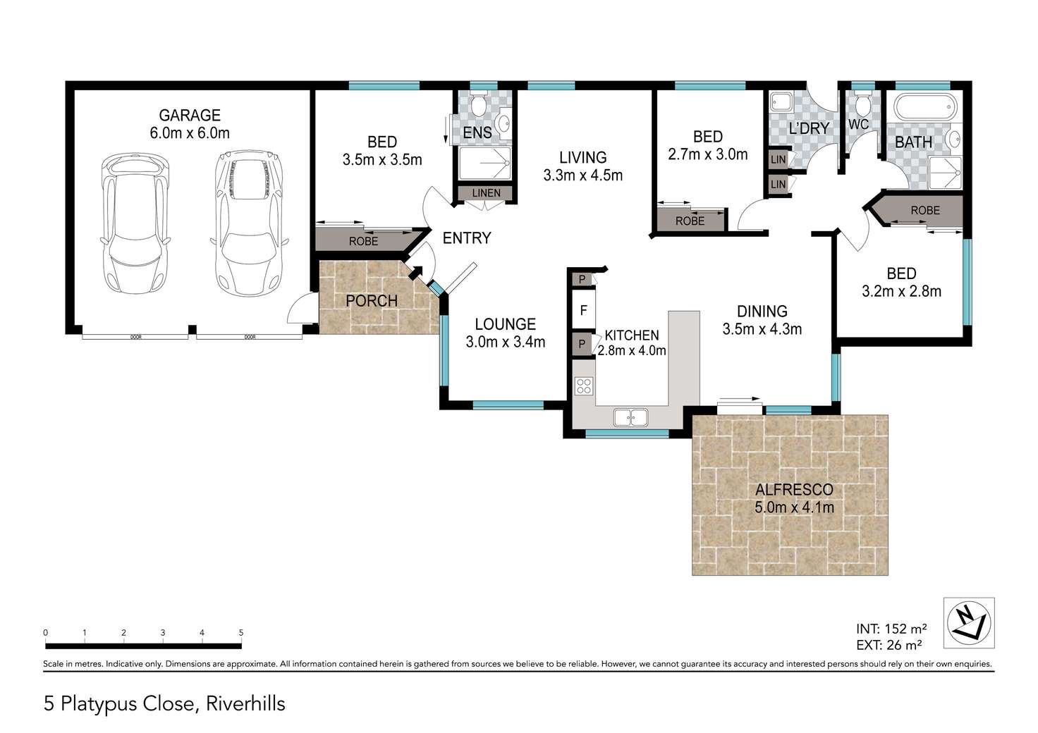 Floorplan of Homely house listing, 5 Platypus Close, Riverhills QLD 4074