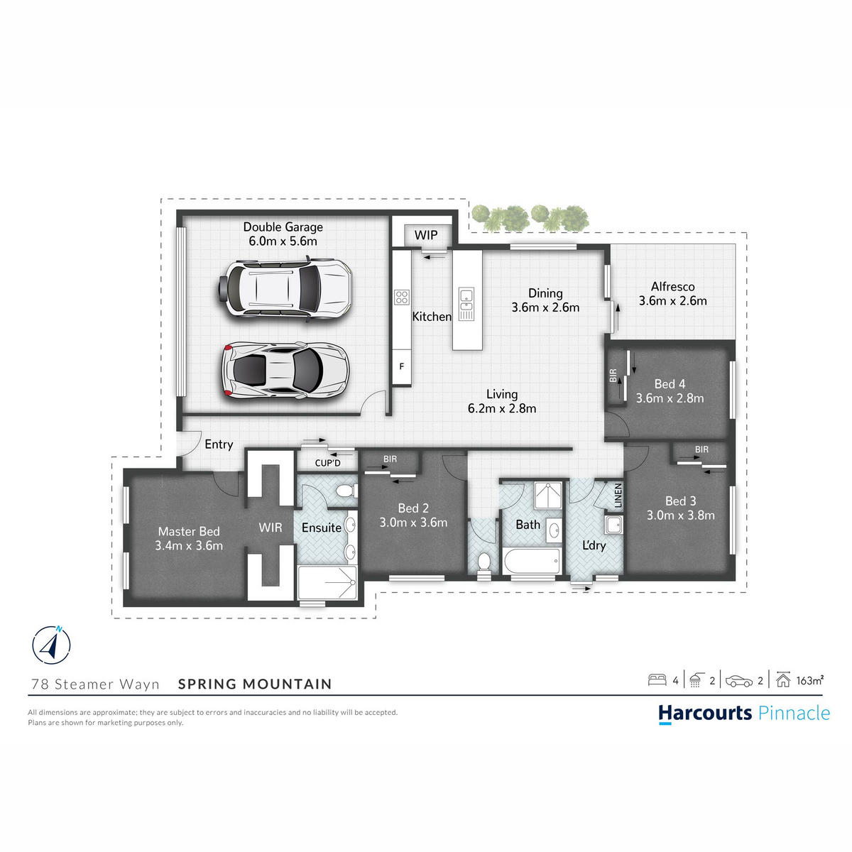 Floorplan of Homely house listing, 78 Steamer Way, Spring Mountain QLD 4300