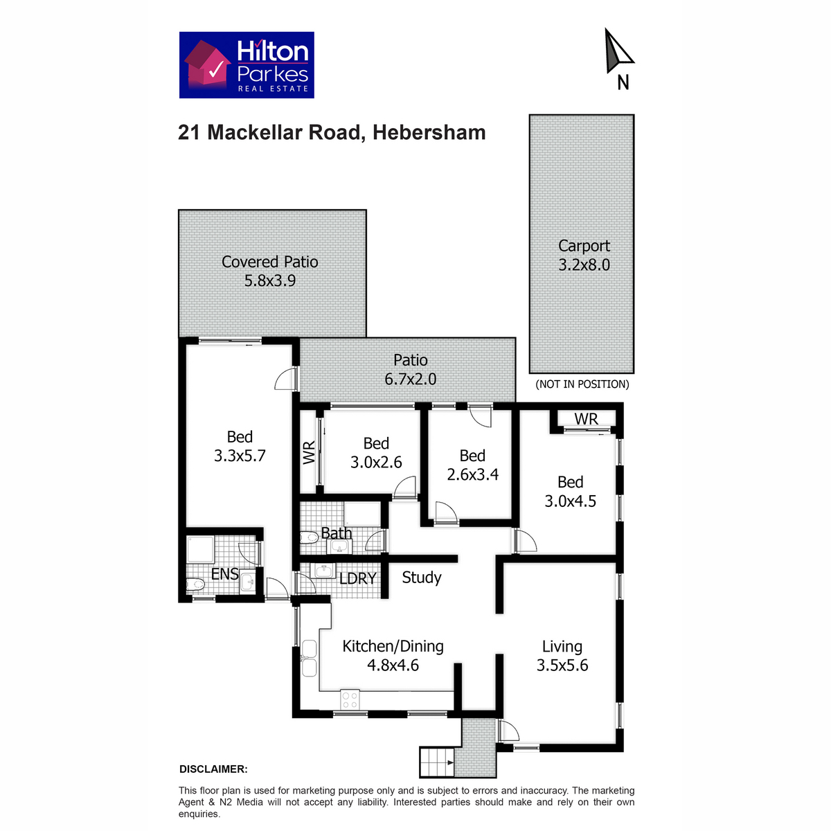 Floorplan of Homely house listing, 21 Mackellar Road, Hebersham NSW 2770