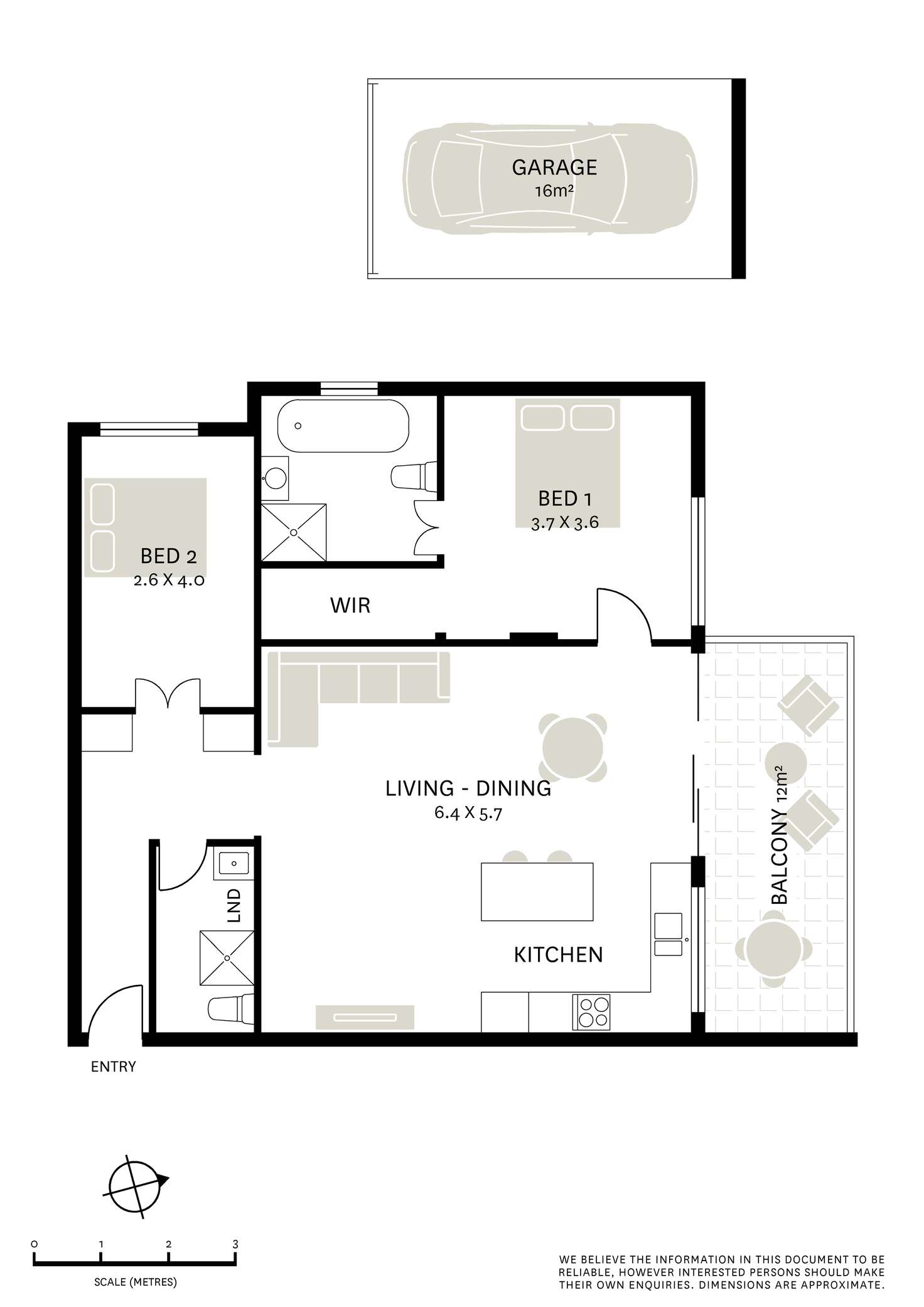 Floorplan of Homely apartment listing, 1B/20-22 Onslow Avenue, Elizabeth Bay NSW 2011