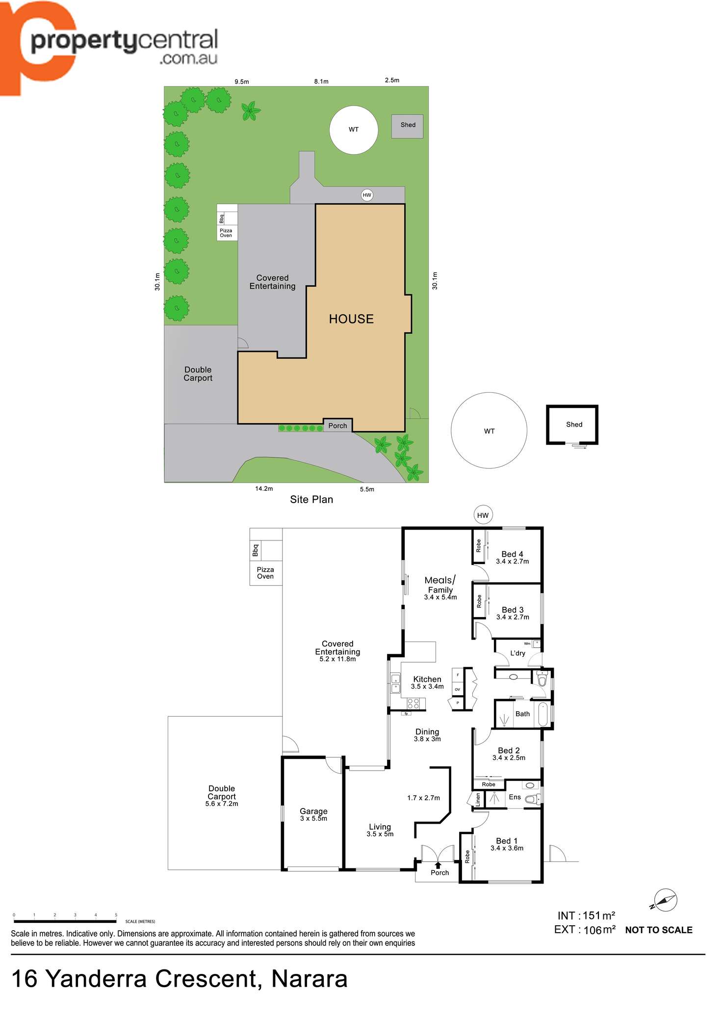 Floorplan of Homely house listing, 16 Yanderra Crescent, Narara NSW 2250