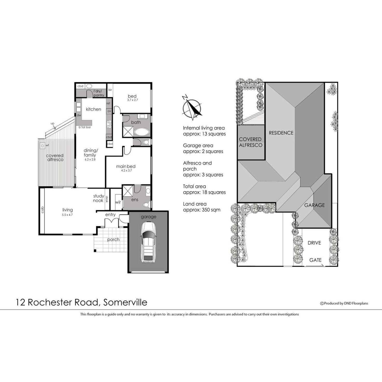 Floorplan of Homely house listing, 12 Rochester Road, Somerville VIC 3912