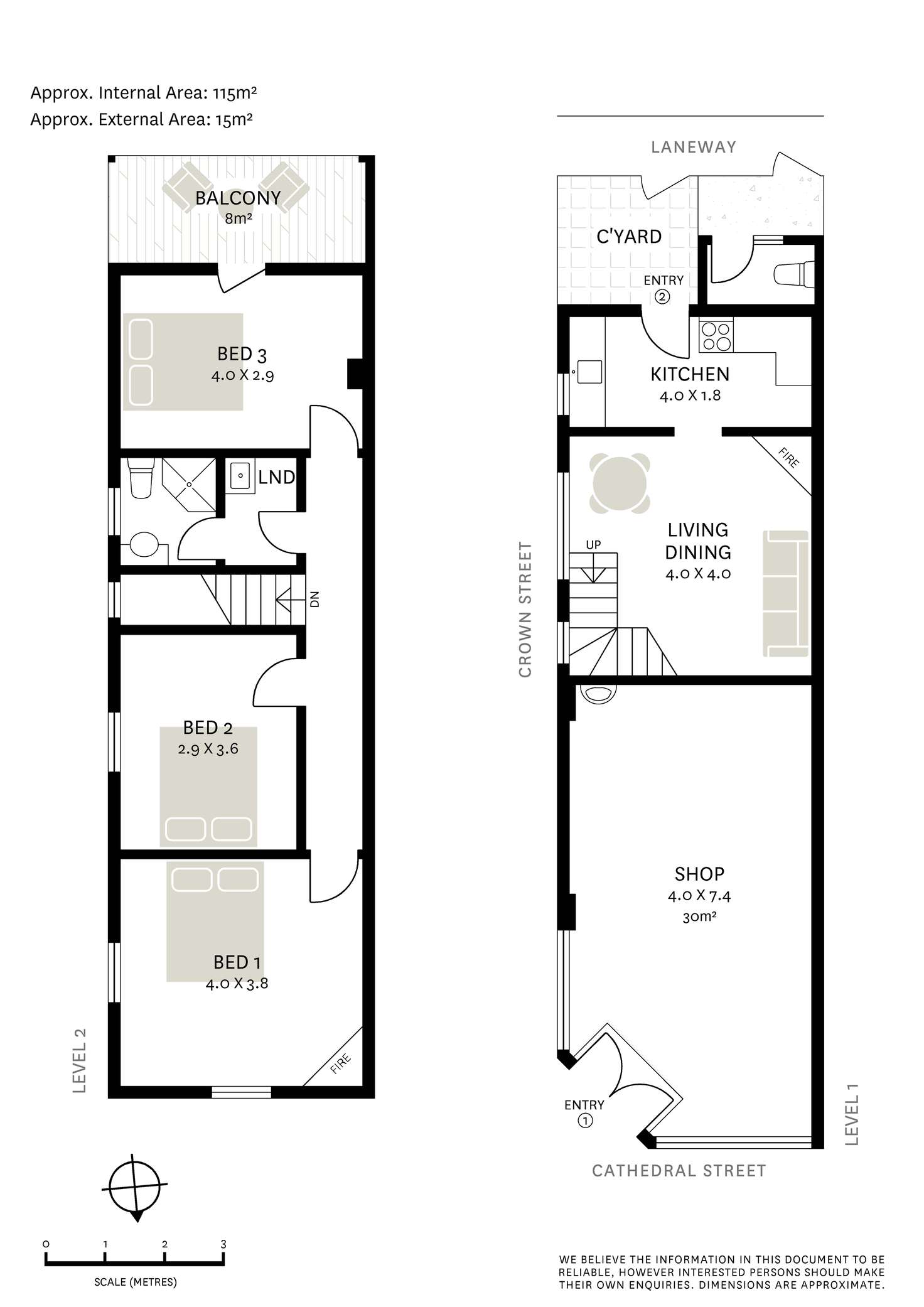 Floorplan of Homely terrace listing, 109 Cathedral Street, Woolloomooloo NSW 2011