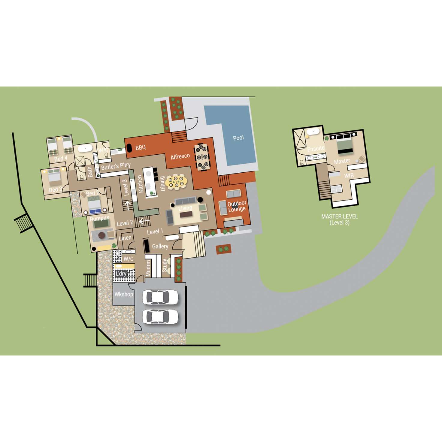 Floorplan of Homely house listing, 155 Tallowwood Street, Maleny QLD 4552