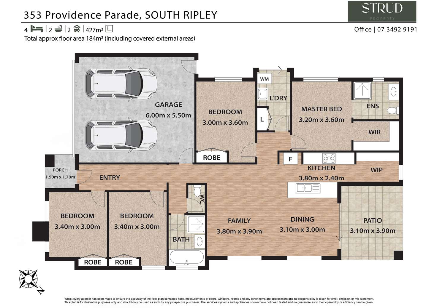 Floorplan of Homely house listing, 353 Providence Parade, South Ripley QLD 4306