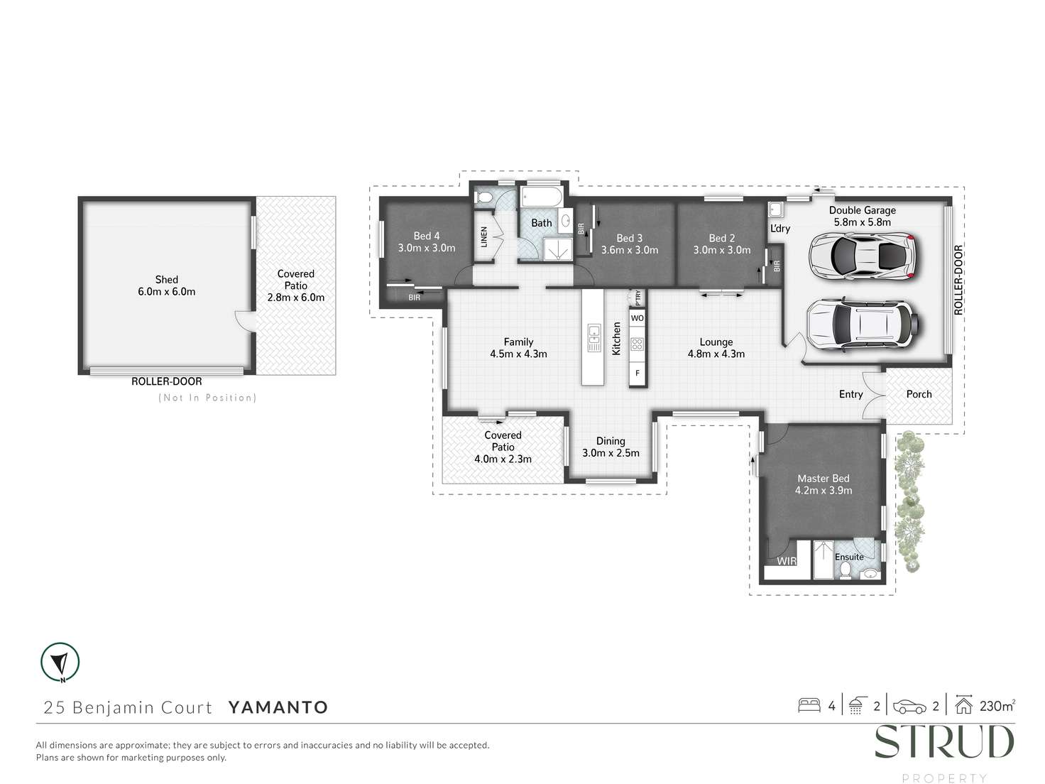Floorplan of Homely house listing, 25 Benjamin Court, Yamanto QLD 4305