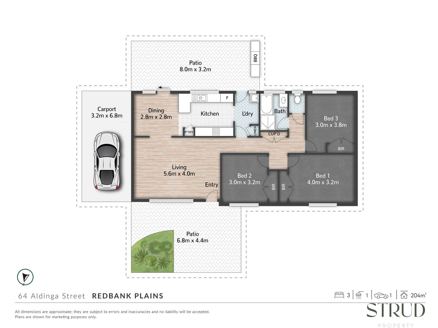 Floorplan of Homely house listing, 64 Aldinga Street, Redbank Plains QLD 4301