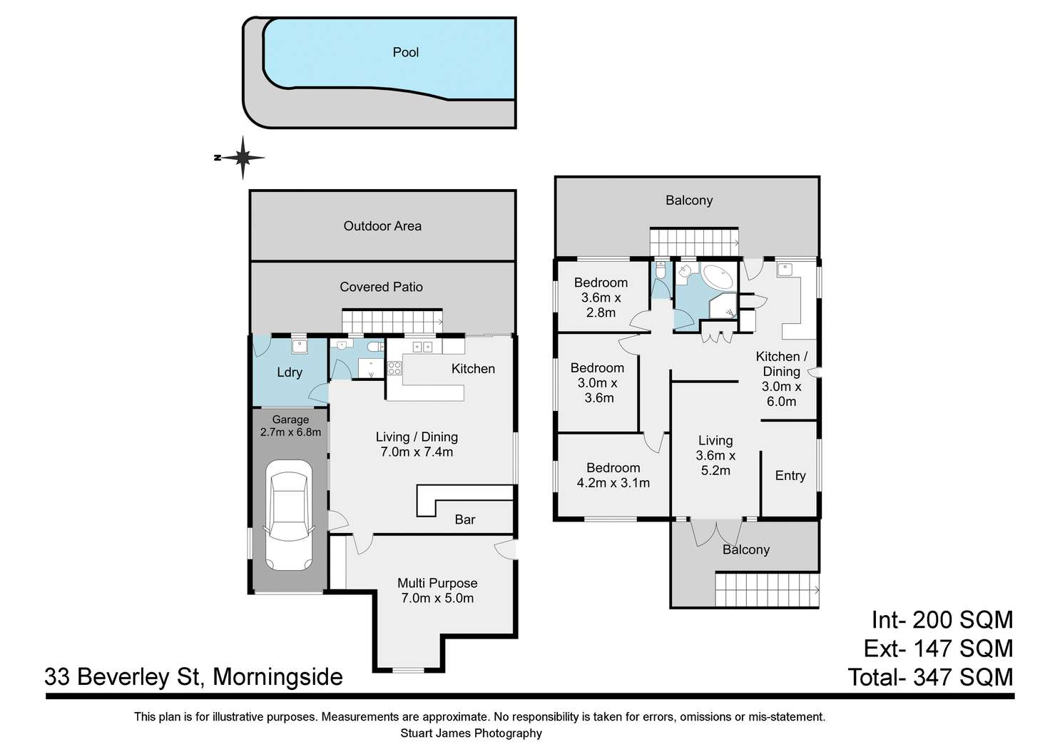 Floorplan of Homely house listing, 33 Beverley Street, Morningside QLD 4170
