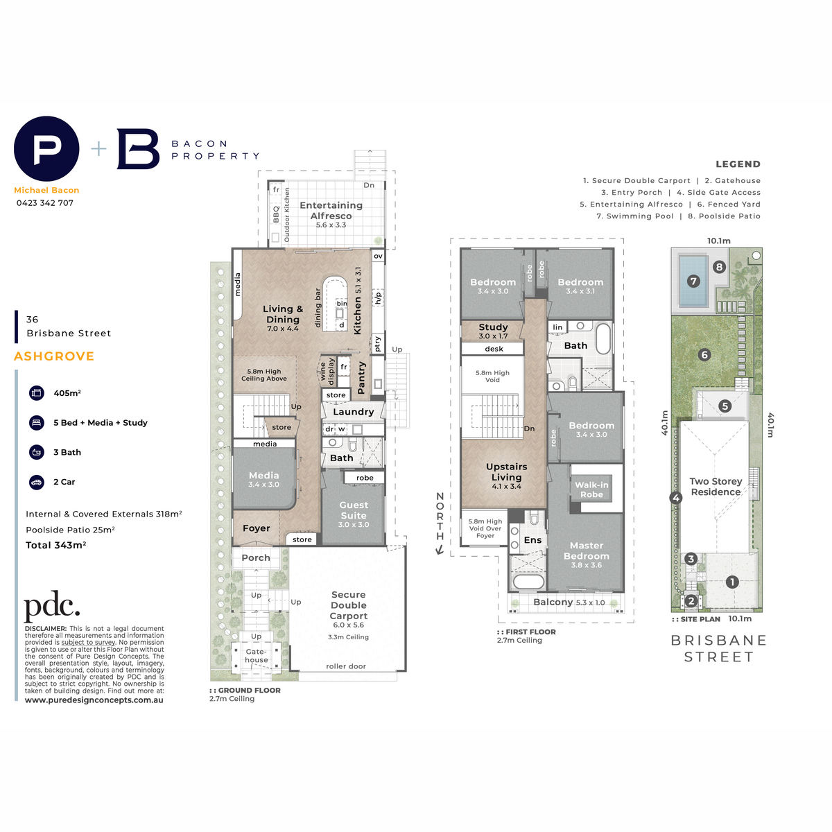 Floorplan of Homely house listing, 36 Brisbane Street, Ashgrove QLD 4060