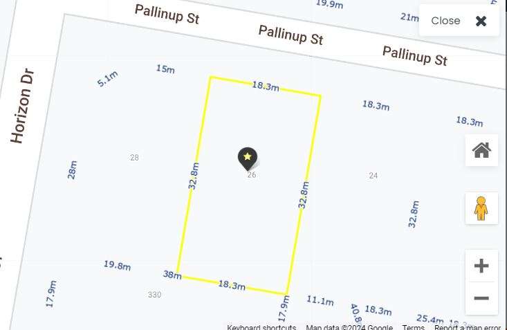 Floorplan of Homely residentialLand listing, 26 Pallinup Street, Riverhills QLD 4074