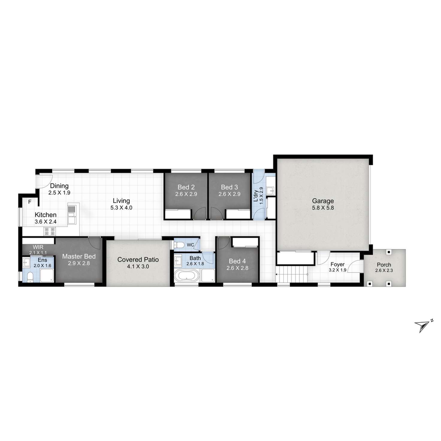 Floorplan of Homely house listing, 20 Gunther Avenue, Coomera QLD 4209