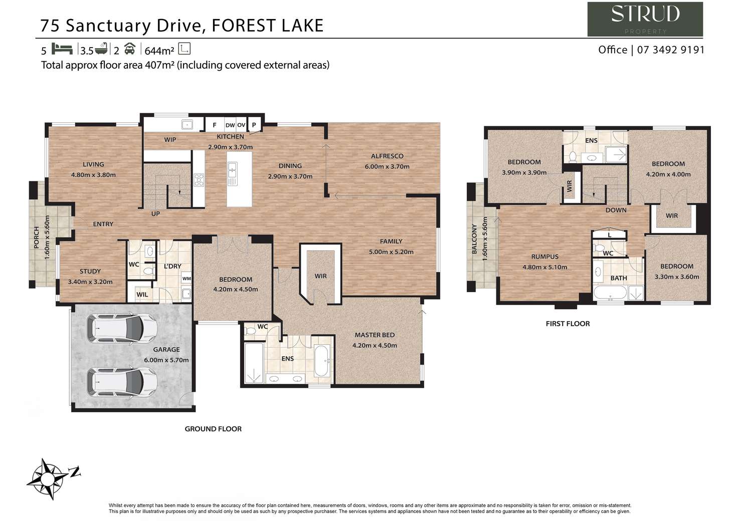 Floorplan of Homely house listing, 75 Sanctuary Drive, Forest Lake QLD 4078