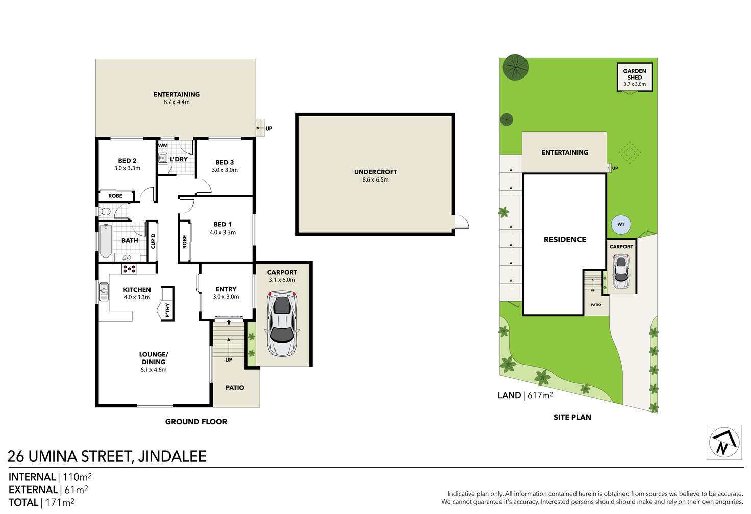 Floorplan of Homely house listing, 26 Umina Street, Jindalee QLD 4074