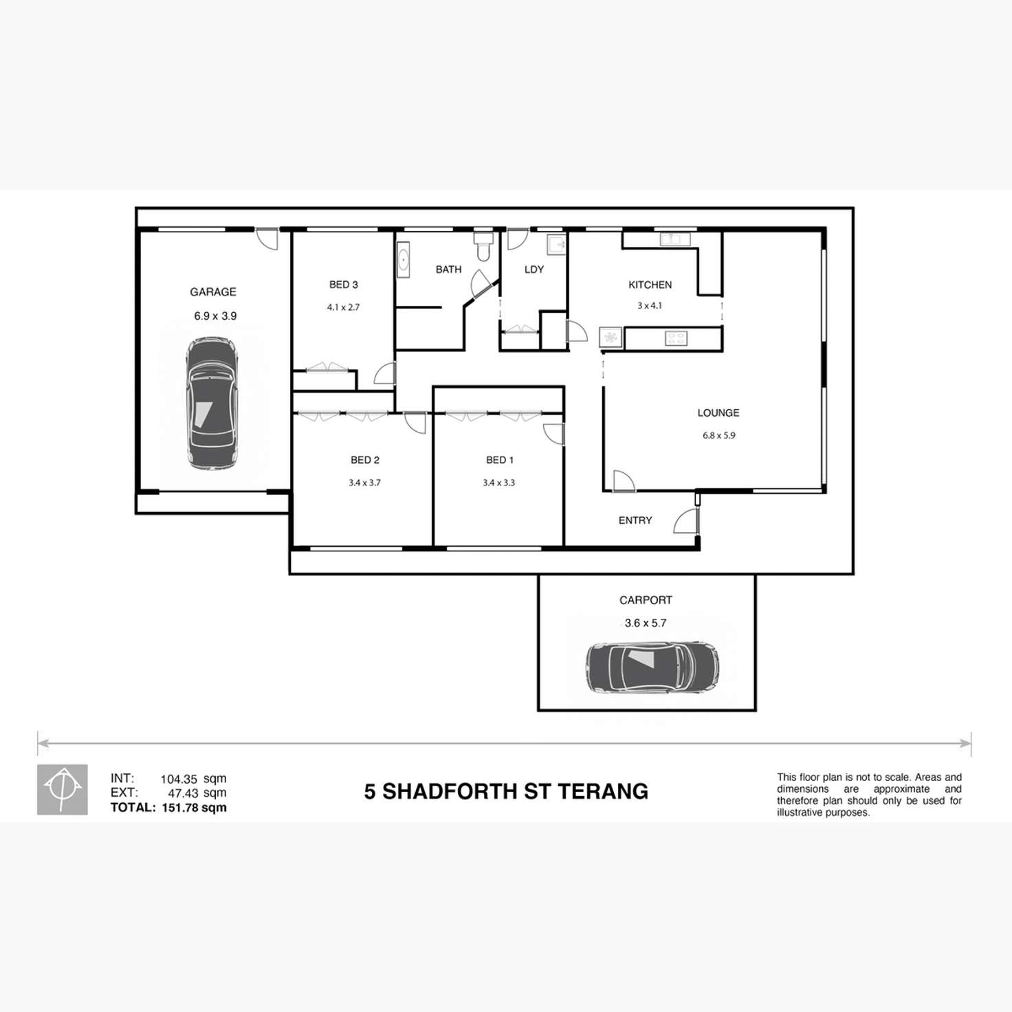 Floorplan of Homely townhouse listing, 5 Shadforth Street, Terang VIC 3264