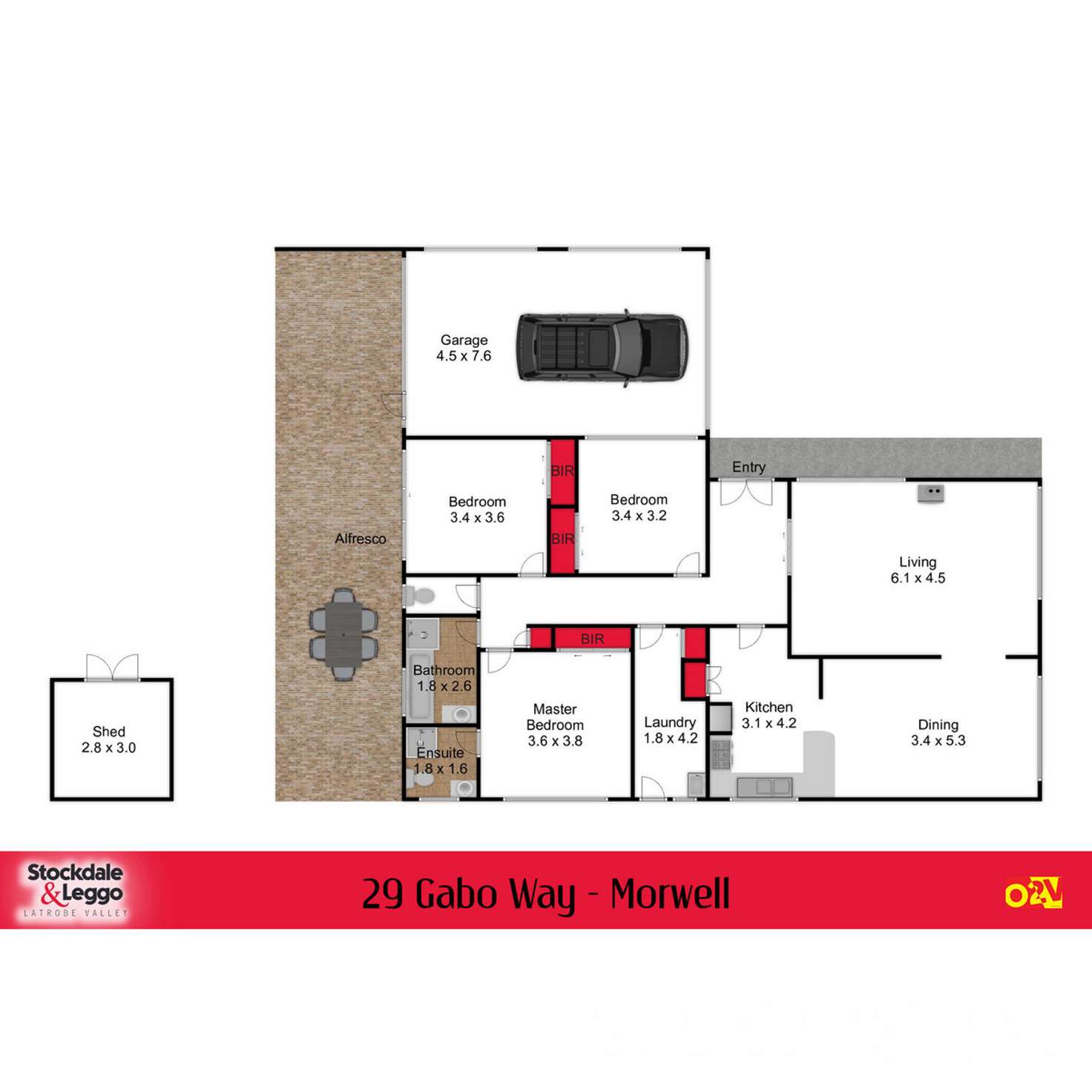 Floorplan of Homely house listing, 29 Gabo Way, Morwell VIC 3840