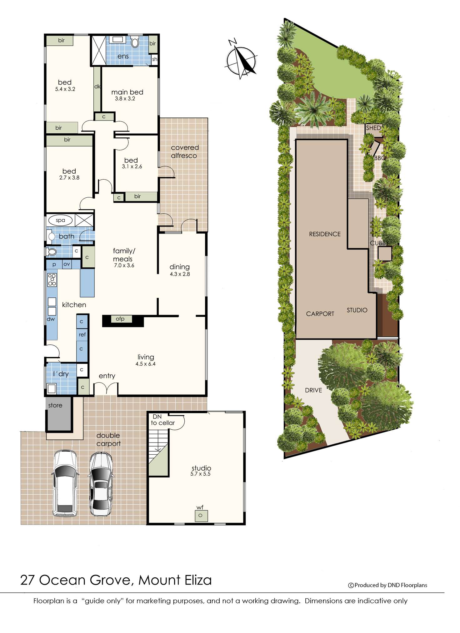 Floorplan of Homely house listing, 27 Ocean Grove, Mount Eliza VIC 3930