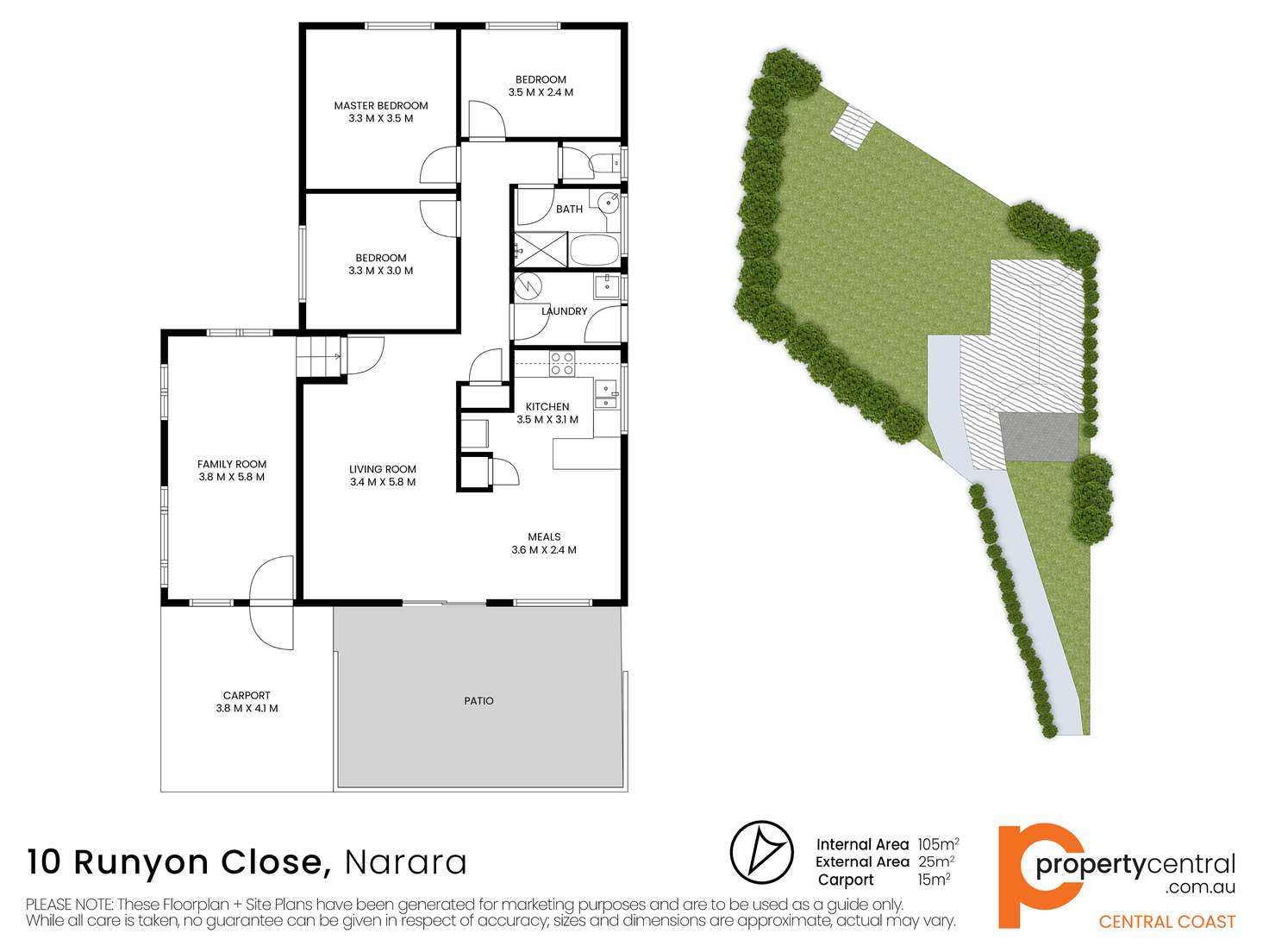Floorplan of Homely house listing, 10 Runyon Close, Narara NSW 2250