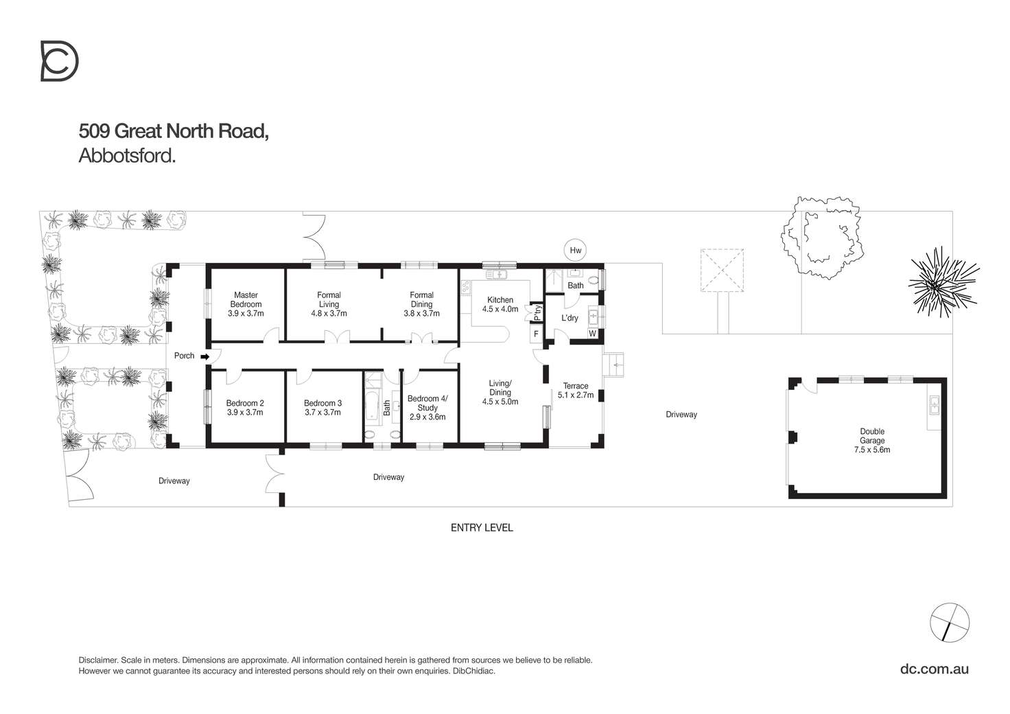 Floorplan of Homely house listing, 509 Great North Road, Abbotsford NSW 2046