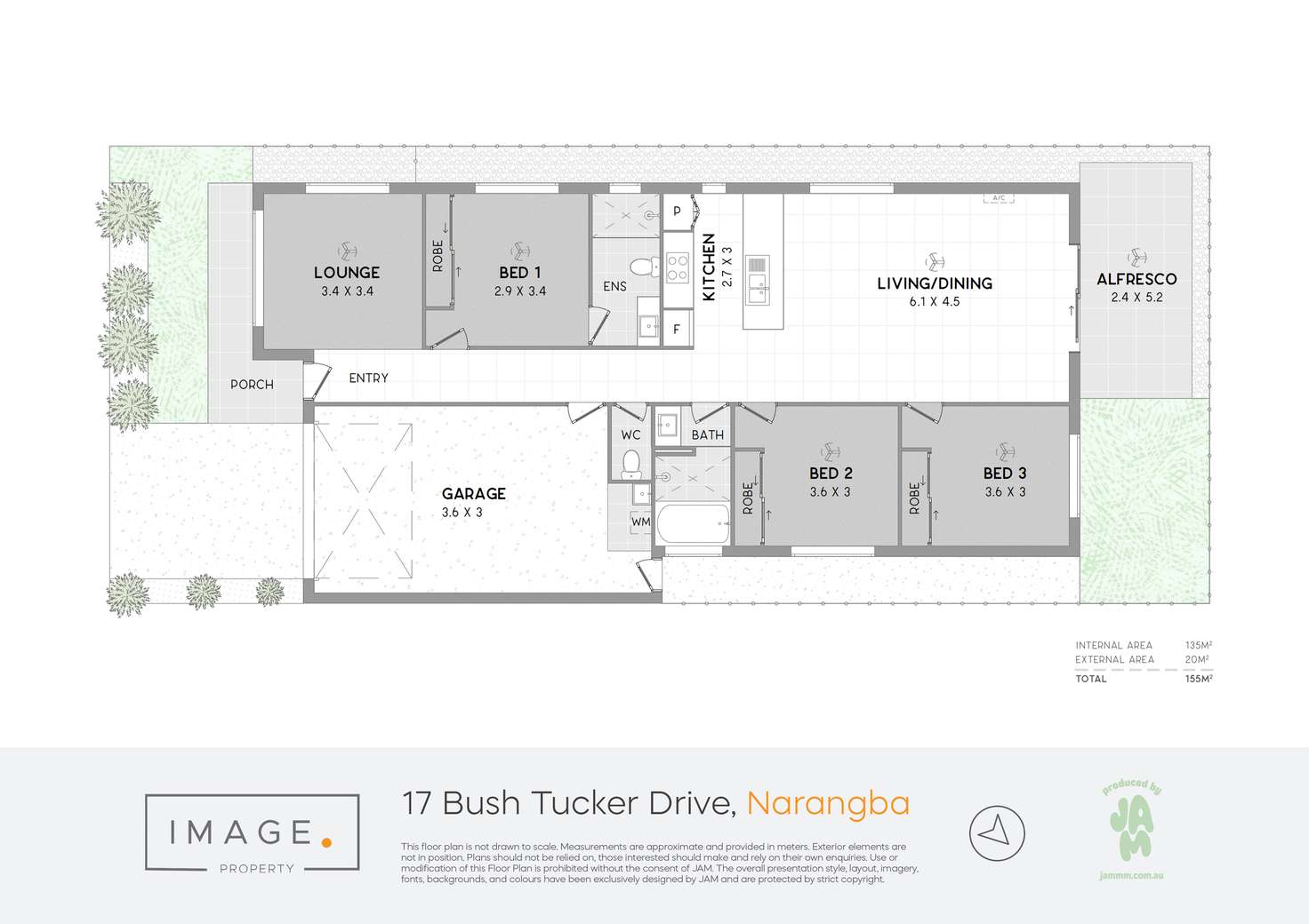 Floorplan of Homely house listing, 17 Bush Tucker Drive, Narangba QLD 4504
