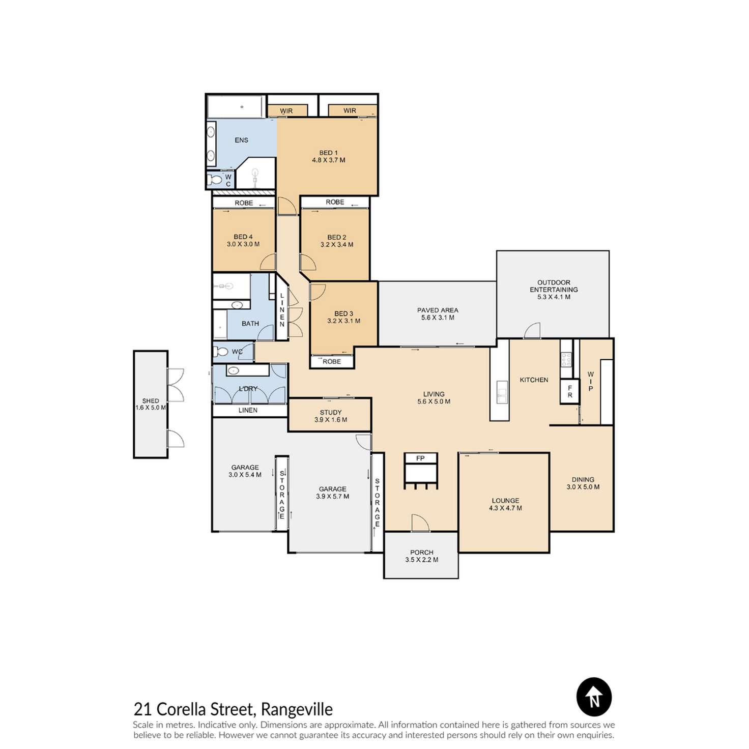 Floorplan of Homely house listing, 21 Corella Street, Rangeville QLD 4350