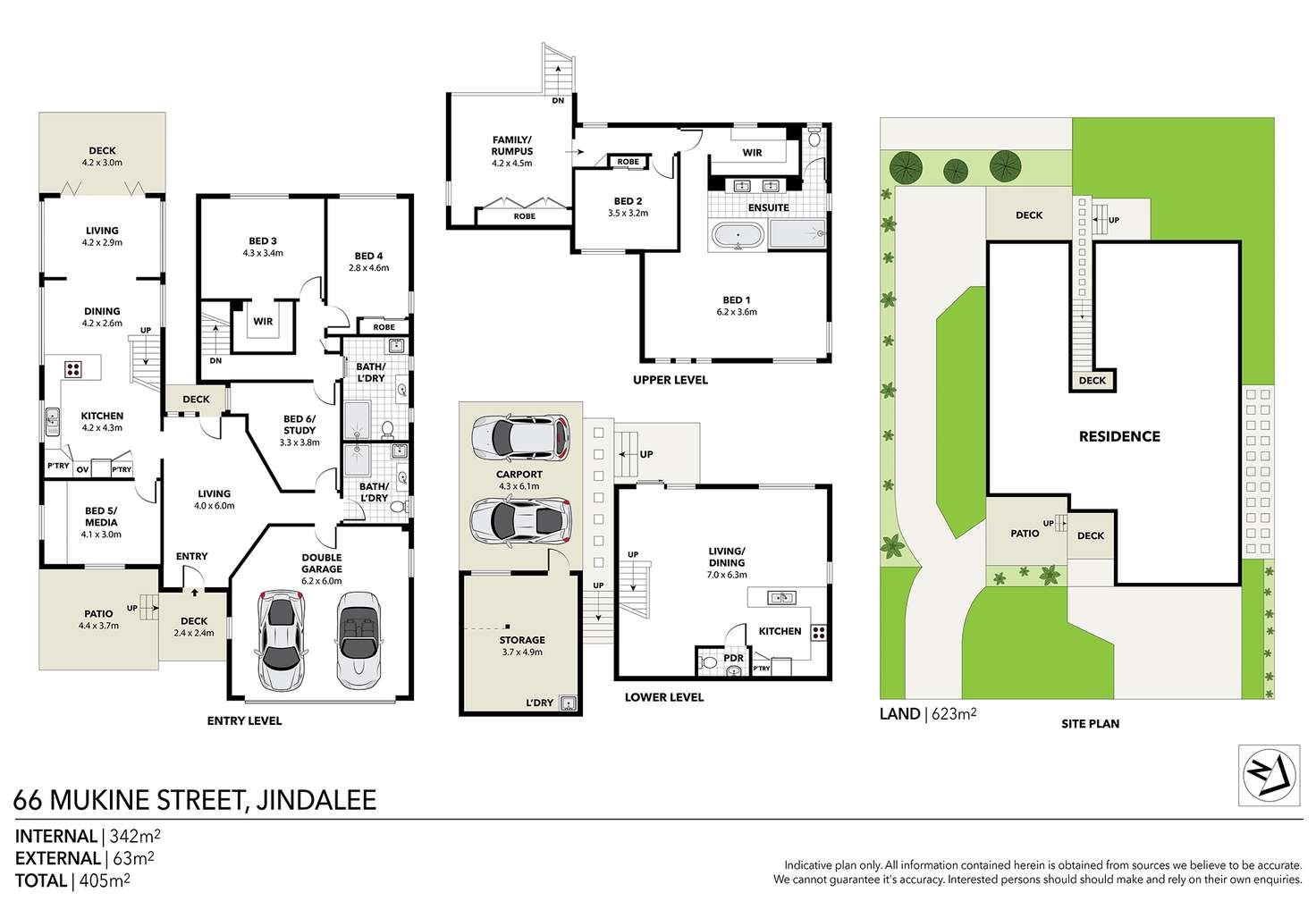Floorplan of Homely house listing, 66 Mukine Street, Jindalee QLD 4074