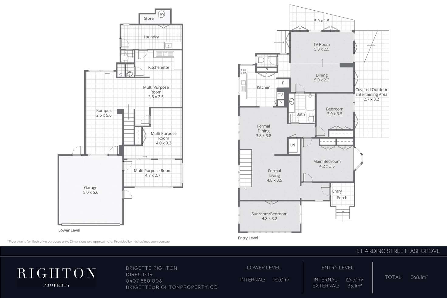 Floorplan of Homely house listing, 5 Harding Street, Ashgrove QLD 4060