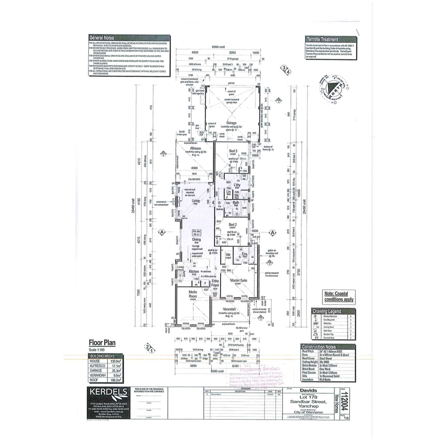 Floorplan of Homely house listing, 22 Sandbar Street, Yanchep WA 6035