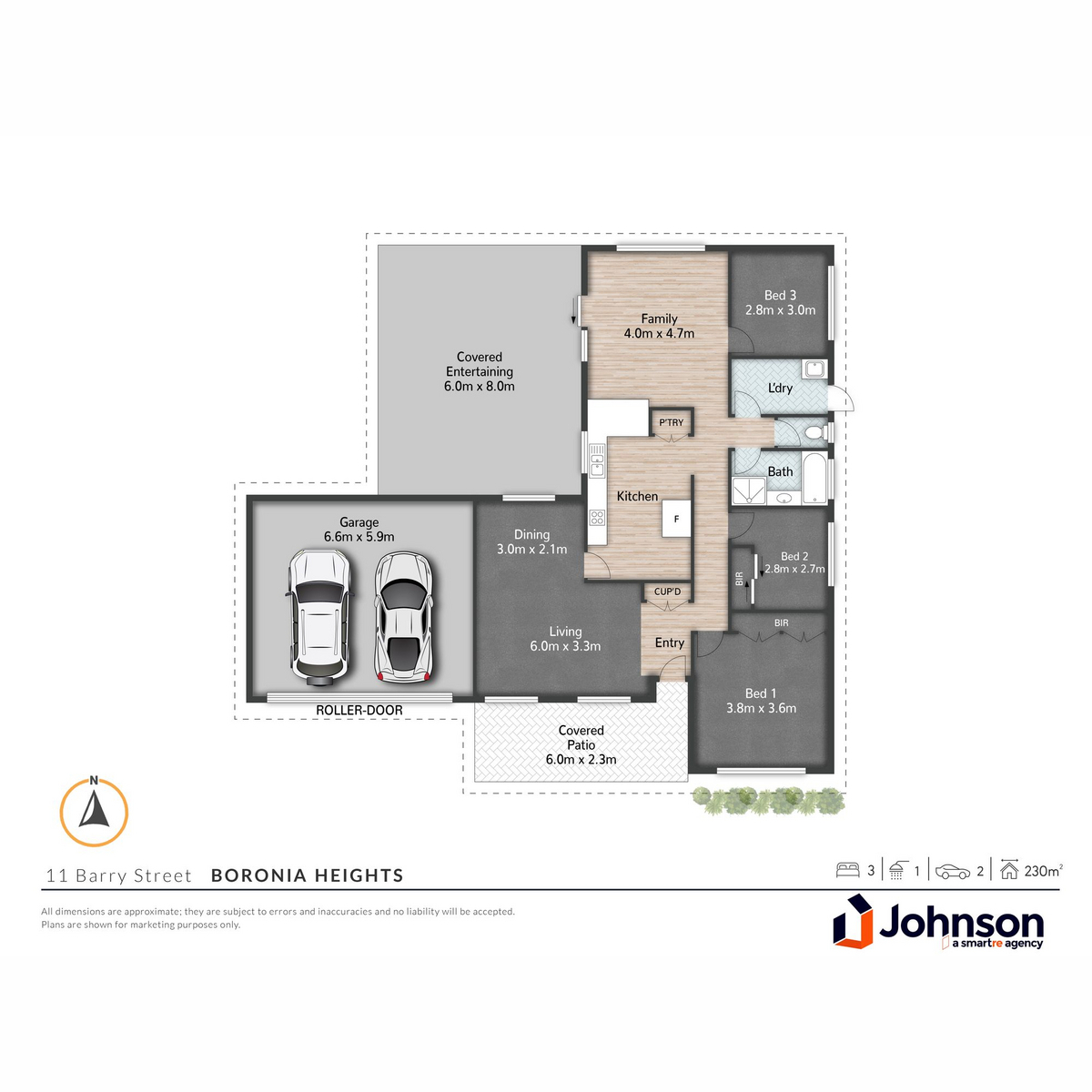 Floorplan of Homely house listing, 11 Barry Street, Boronia Heights QLD 4124