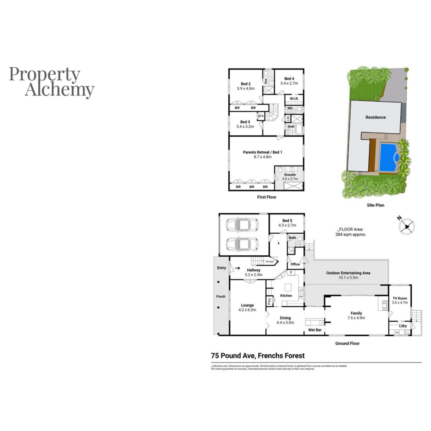 Floorplan of Homely house listing, 75 Pound Avenue, Frenchs Forest NSW 2086