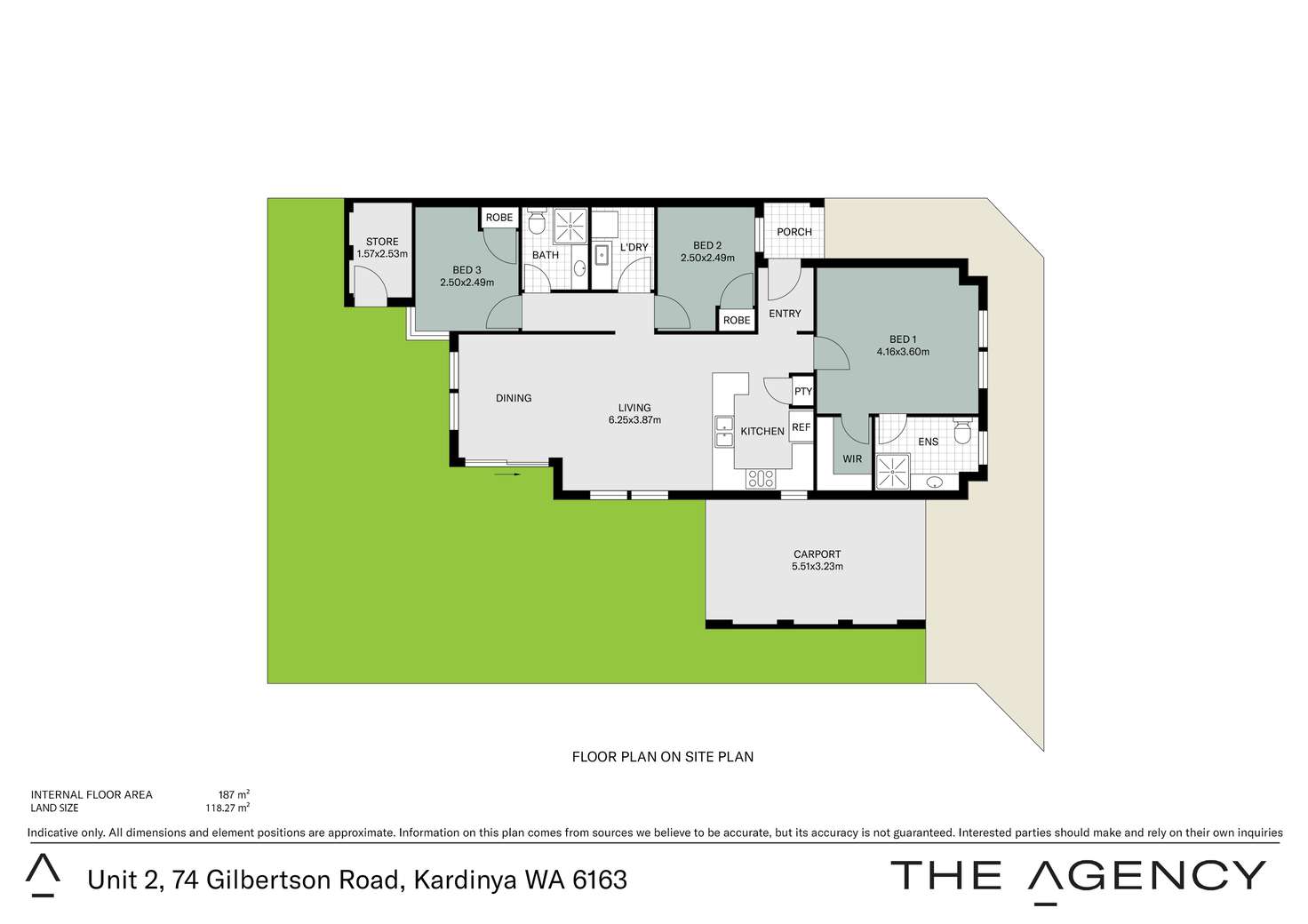 Floorplan of Homely villa listing, 2/74 Gilbertson Road, Kardinya WA 6163