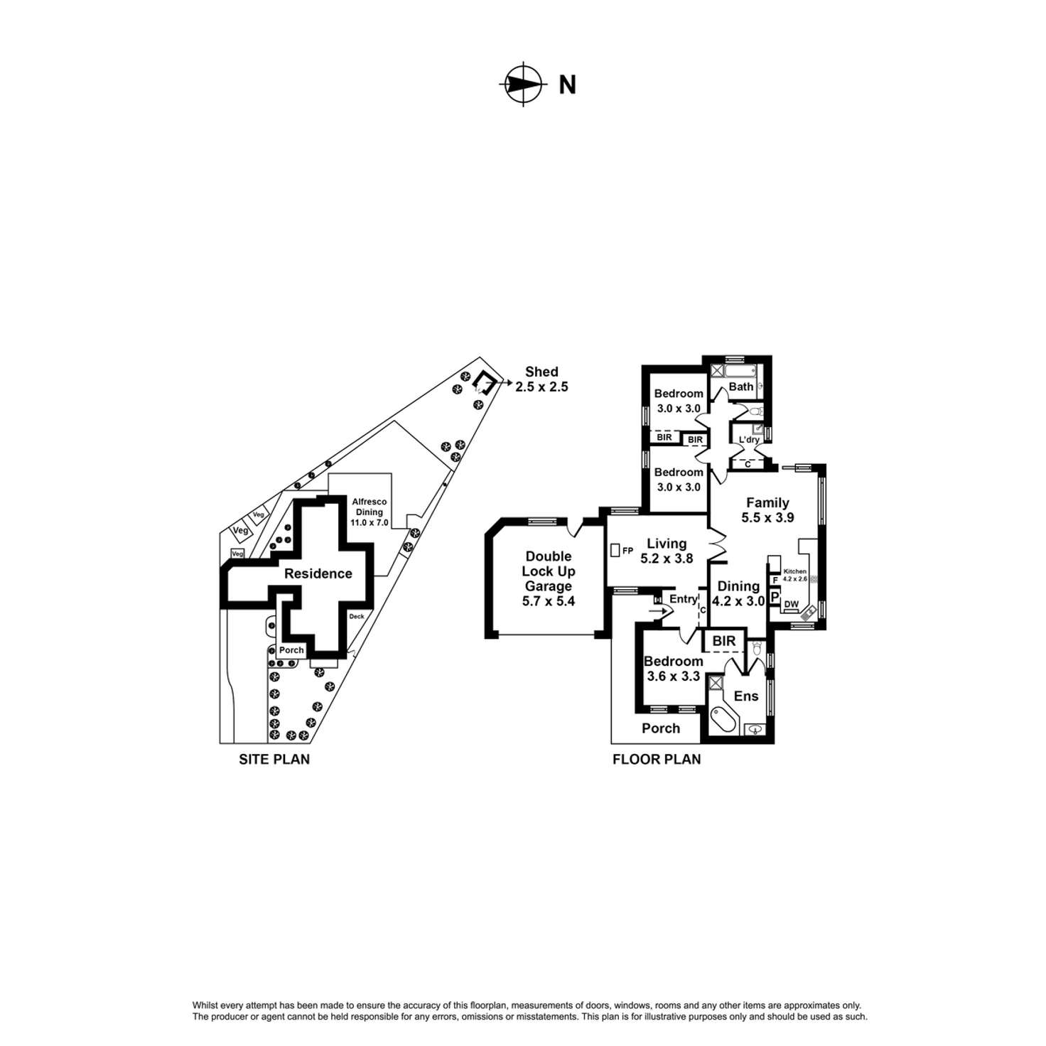 Floorplan of Homely house listing, 5 Royal Court, Seabrook VIC 3028