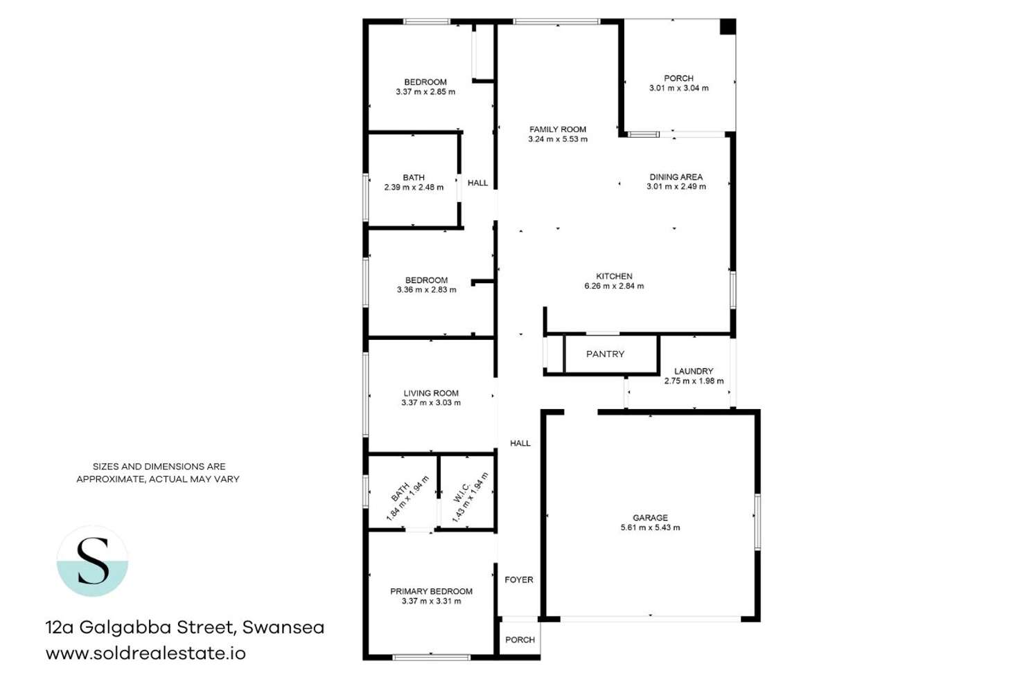Floorplan of Homely house listing, 12A Galgabba Street, Swansea NSW 2281