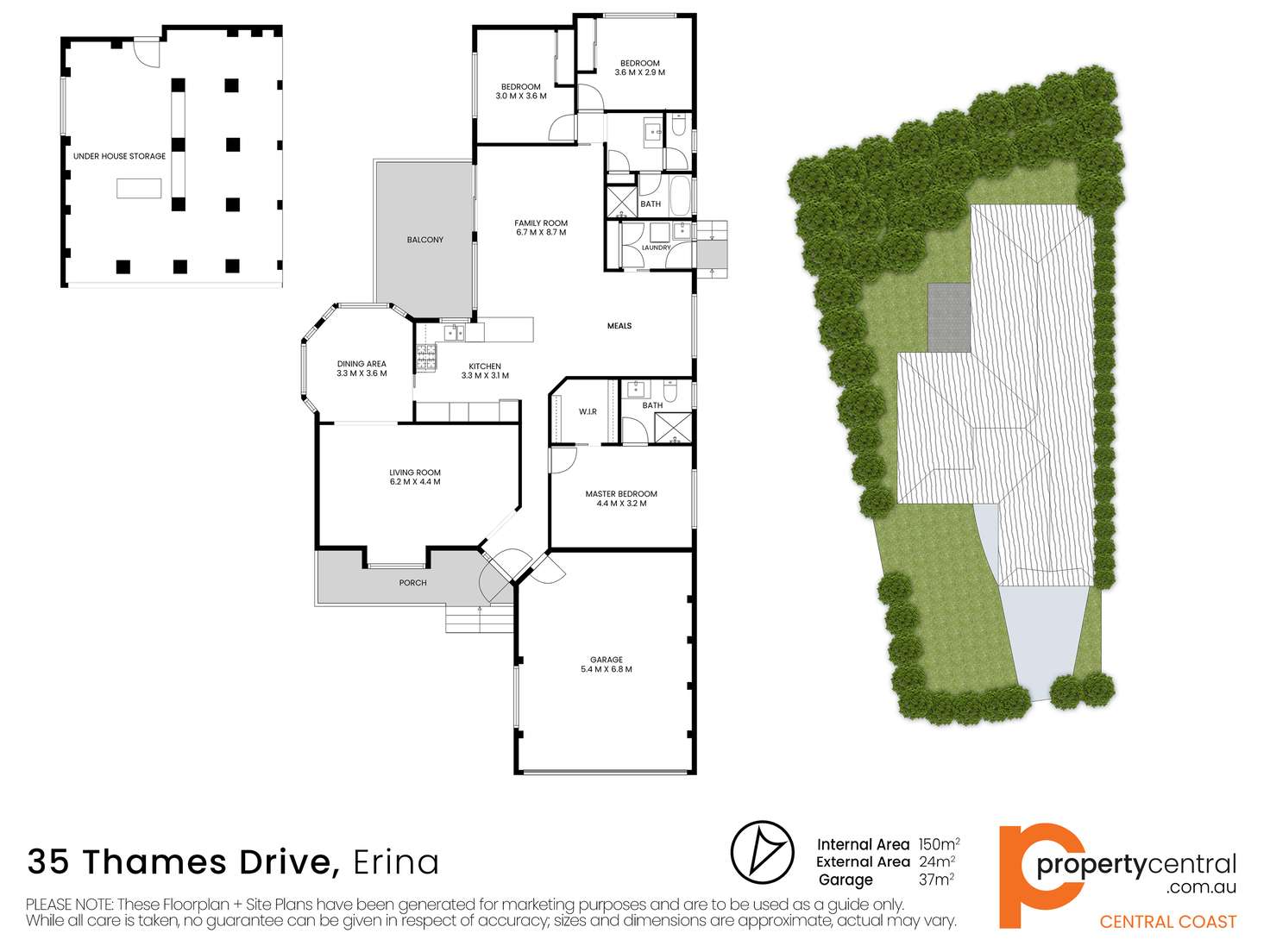 Floorplan of Homely house listing, 35 Thames Drive, Erina NSW 2250